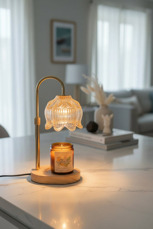 Candle Lamp Warmer with Timer | Adjustable & Dimmable (2 Styles)