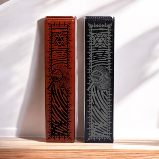 Investigator Faux Leather Dice Vault